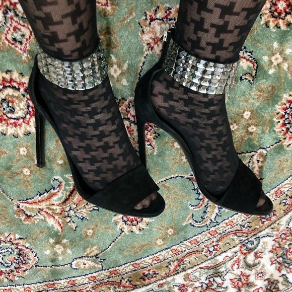 Gucci crystal ankle cuff heels - Picture 5 of 17